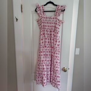 Hill House Pink Floral Dress
